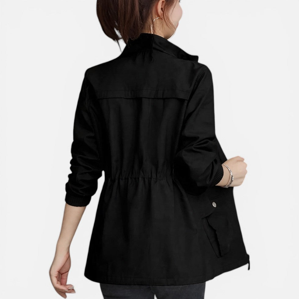 Damen Jacke mit Reißverschluss und Stehkragen