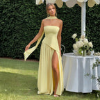 Damen Asymmetrisches Maxikleid – Abendkleid für besondere Anlässe