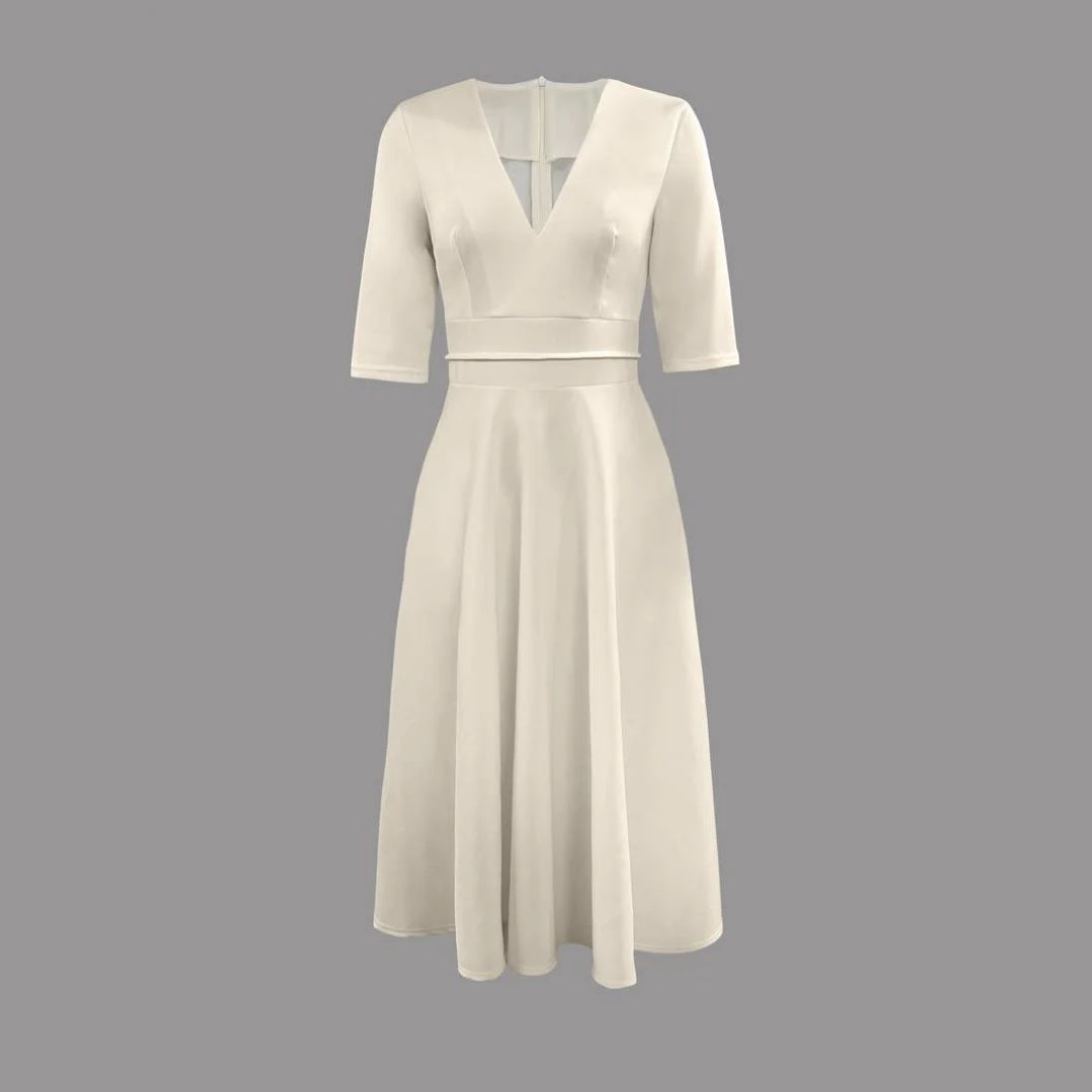 Damen Ausgestelltes Midikleid – Partykleid für festliche Anlässe