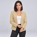 Damen Blazer ohne Knöpfe – Offener Stretch-Blazer mit Reverskragen, Herbst