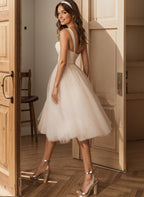 Damen Träger-Bustier Minikleid – Partykleid für Weihnachtsfeier & Silvester