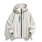 Damen Wasserdichte Skijacke mit Kapuze – Leicht Wattierte Winterjacke