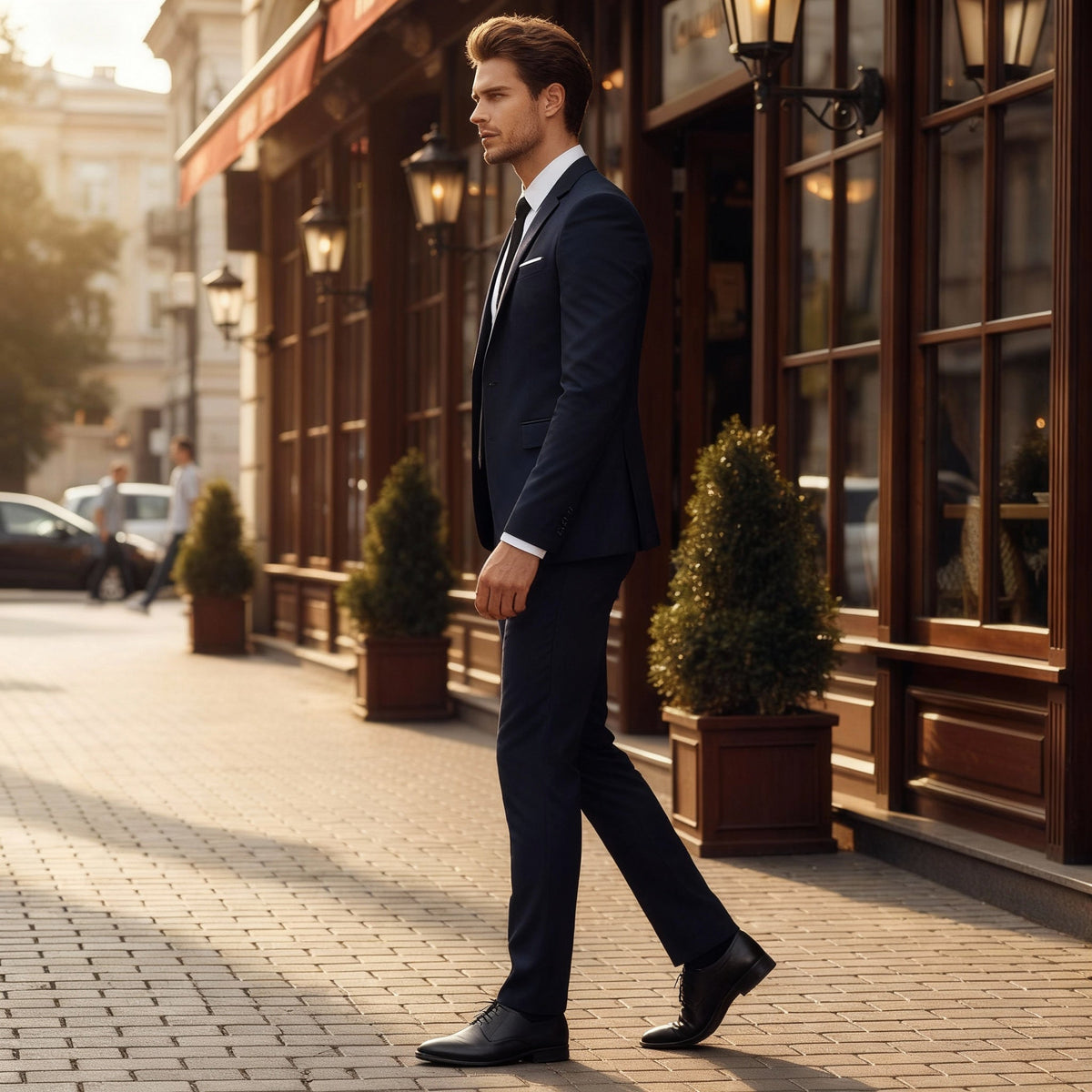 Elegantes Silvester Anzugset Slim Fit für Herren