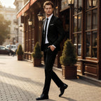 Elegantes Silvester Anzugset Slim Fit für Herren