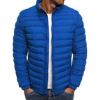 Herren Leichte Daunenjacke mit Stehkragen – Steppjacke für Herbst & Winter
