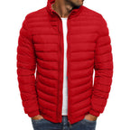 Herren Leichte Daunenjacke mit Stehkragen – Steppjacke für Herbst & Winter