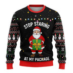Herren Ugly Christmas Sweater – Lustiger Weihnachtspullover mit Motiv, Rundhals