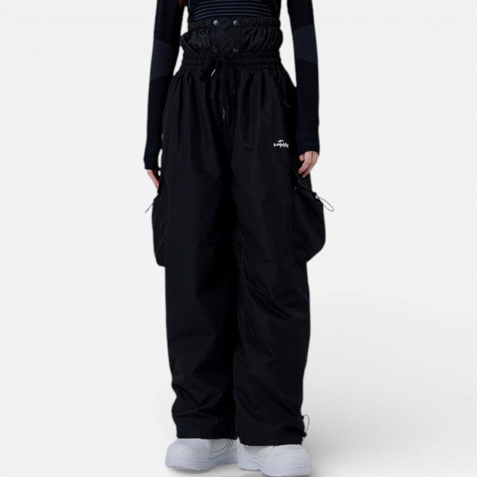 Damen Skihose mit weitem Schnitt und Taschen