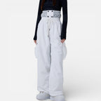Damen Skihose mit weitem Schnitt und Taschen