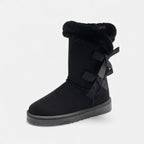 Damen Winterstiefel mit Fellkragen