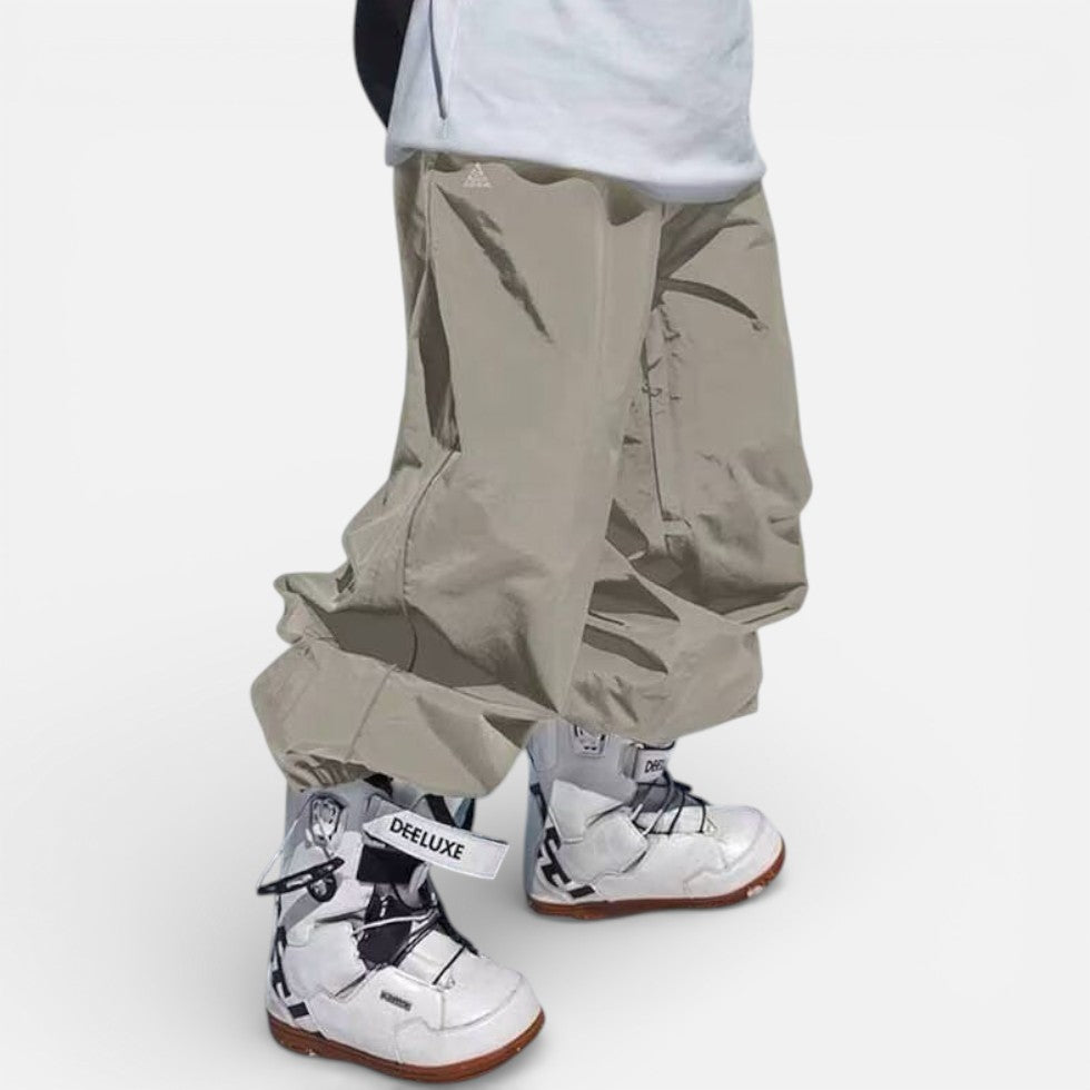 Damen Skihose mit weitem Schnitt und elastischem Bund