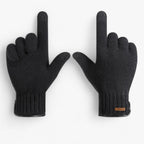 Herren Strickhandschuhe mit Touchscreen-Fingerspitzen – Warme Winterhandschuhe, Herbst Winter