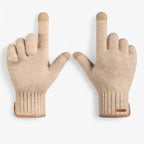 Herren Strickhandschuhe mit Touchscreen-Fingerspitzen – Warme Winterhandschuhe, Herbst Winter