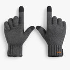 Herren Strickhandschuhe mit Touchscreen-Fingerspitzen – Warme Winterhandschuhe, Herbst Winter