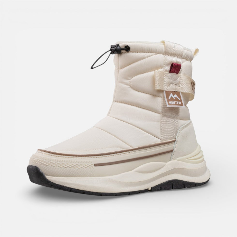 Gefütterte Winterstiefel Herren mit Profilsohle