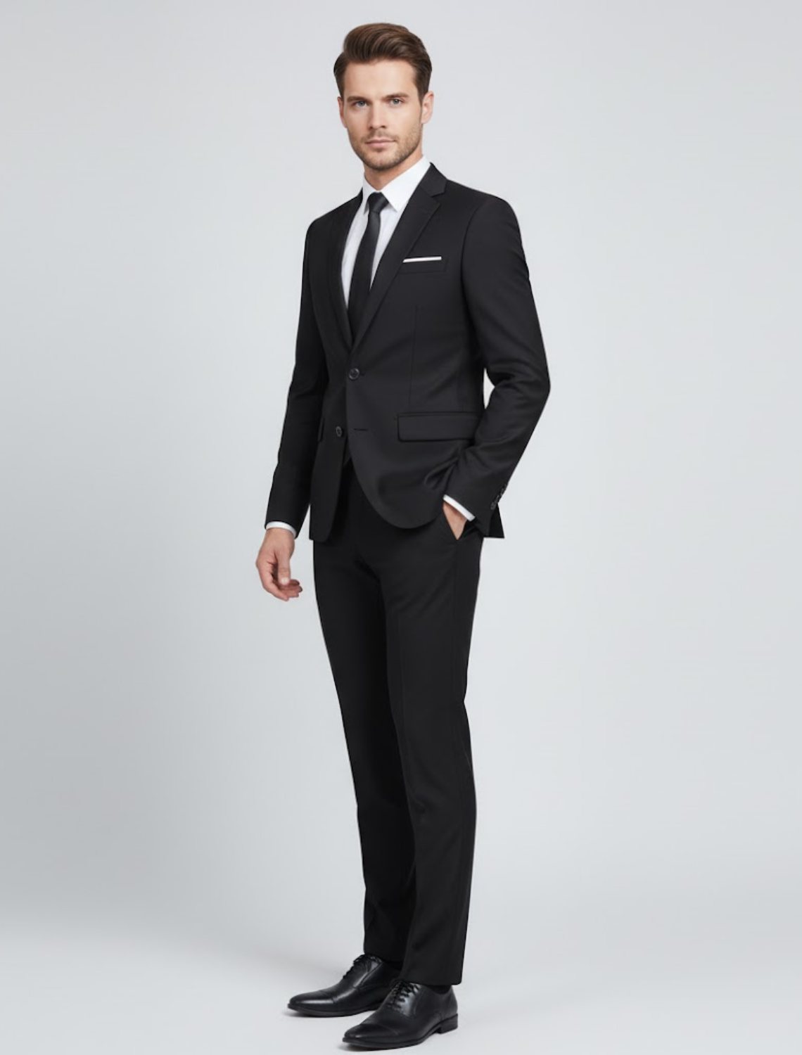 Slim-Fit-Herrenanzug für Business – ganzjährig tragbar