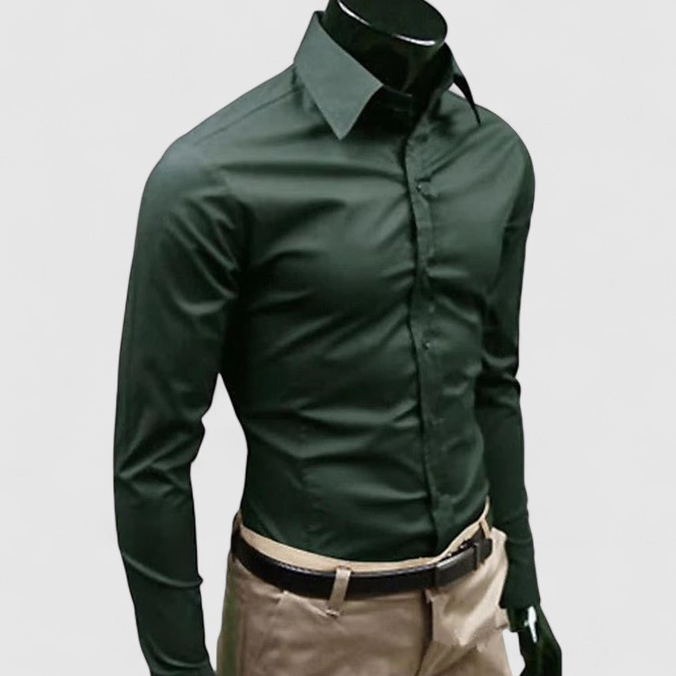Festliches Herren Slim Fit Hemd mit Stretchanteil