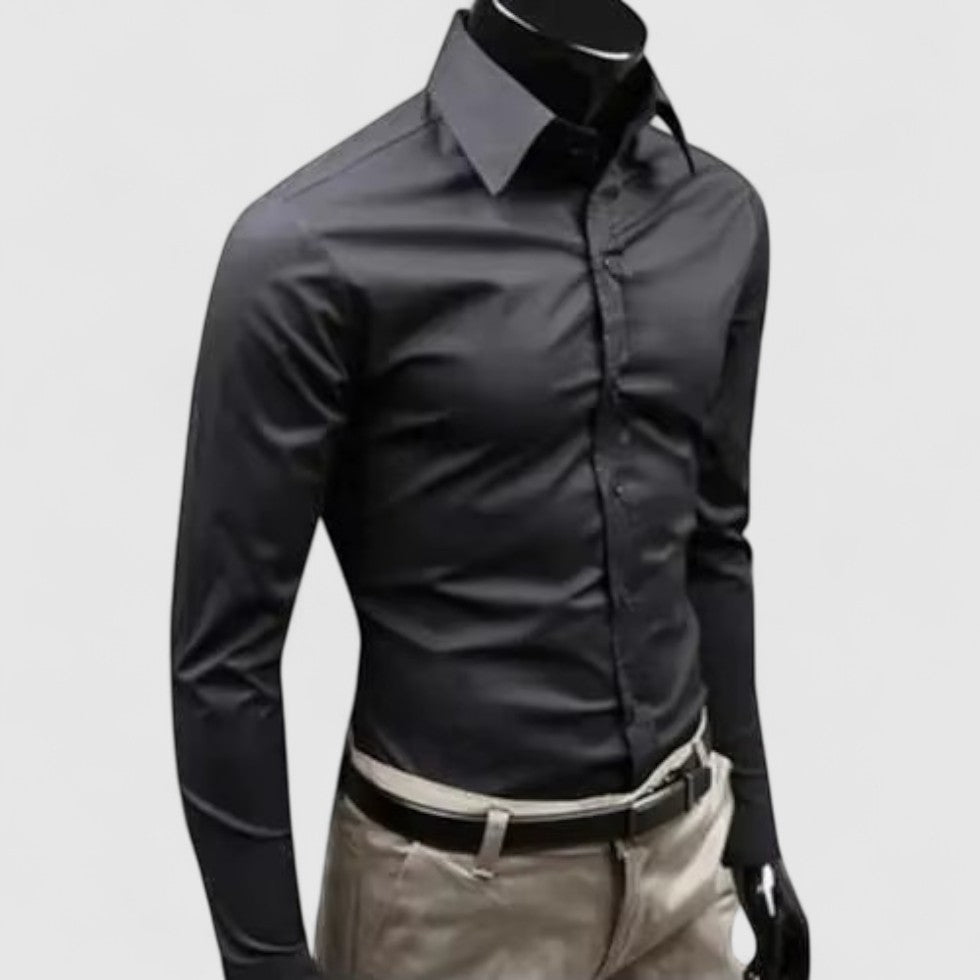 Festliches Herren Slim Fit Hemd mit Stretchanteil