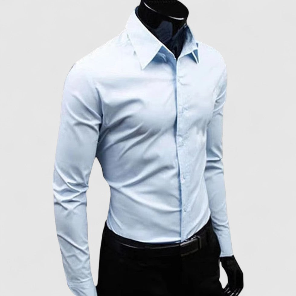 Festliches Herren Slim Fit Hemd mit Stretchanteil