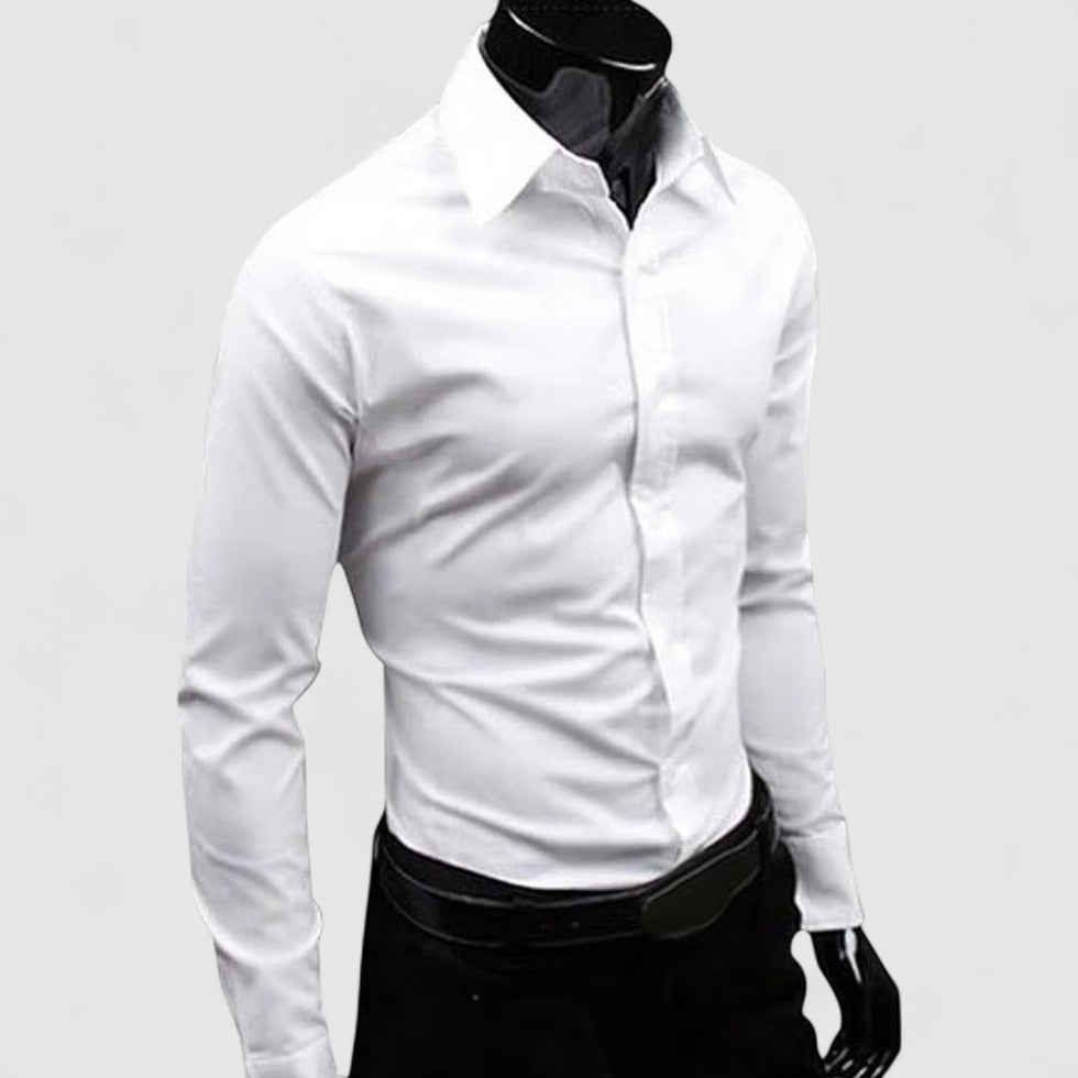 Festliches Herren Slim Fit Hemd mit Stretchanteil