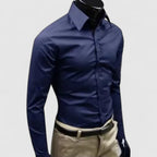 Festliches Herren Slim Fit Hemd mit Stretchanteil
