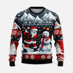 Weihnachtspullover Herren mit Winterlandschaft Motiv