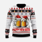 Weihnachtspullover Herren im Winterstil mit Motiv