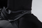 Herren Hybrid-Daunenjacke mit Kapuze und Frottee-Ärmeln – Steppjacke mit Samtfutter, Herbst Winter