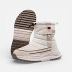 Gefütterte Winterstiefel Herren mit Profilsohle
