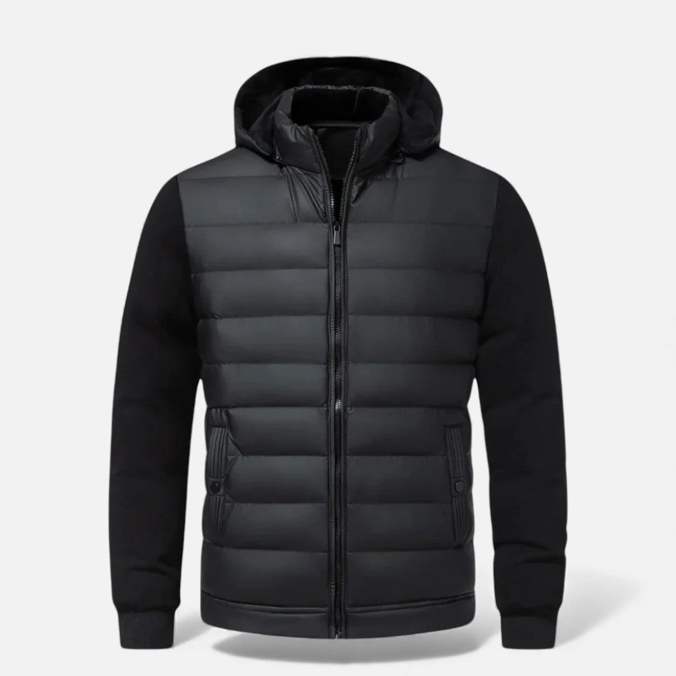 Gepolsterte Kapuzenjacke für Herren