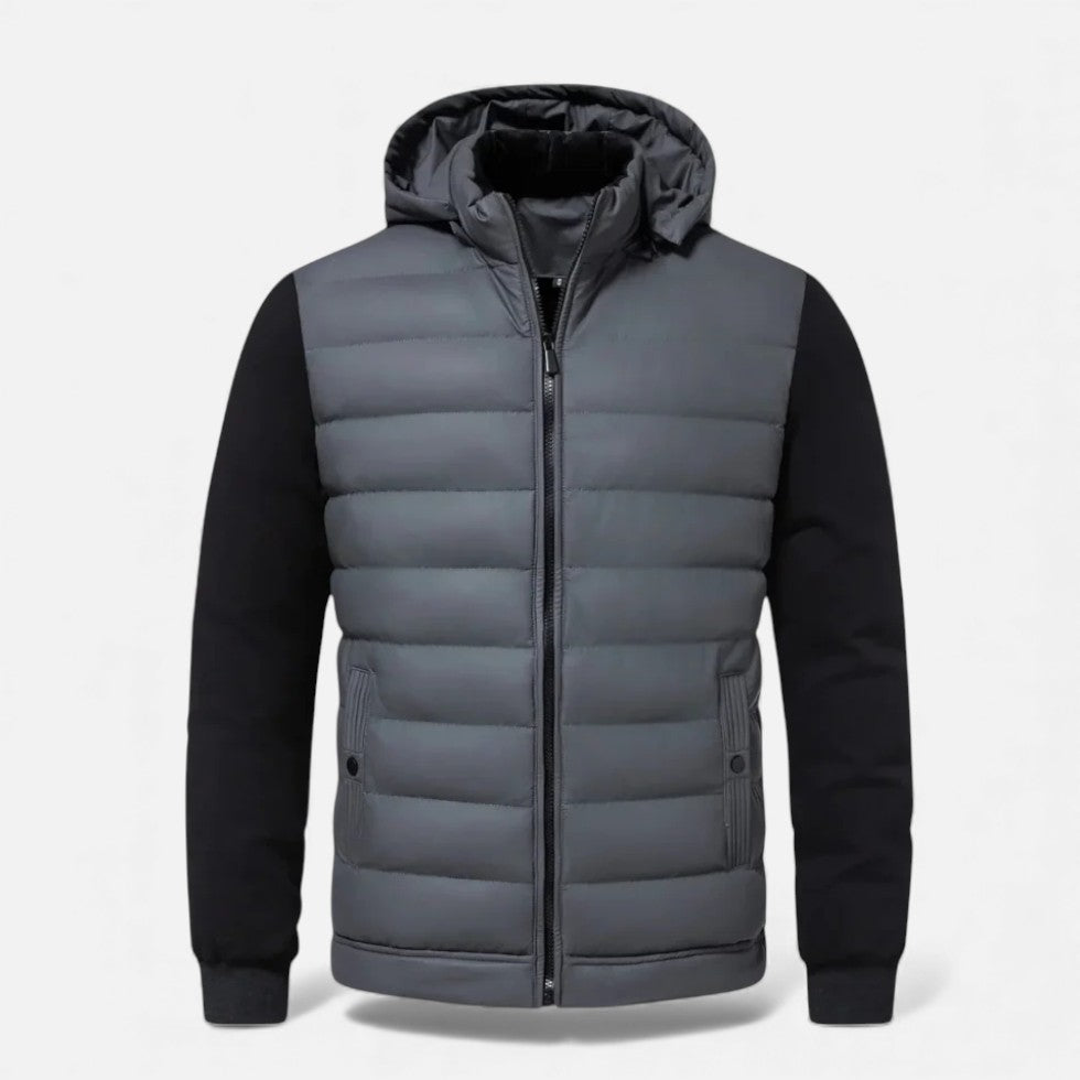 Gepolsterte Kapuzenjacke für Herren