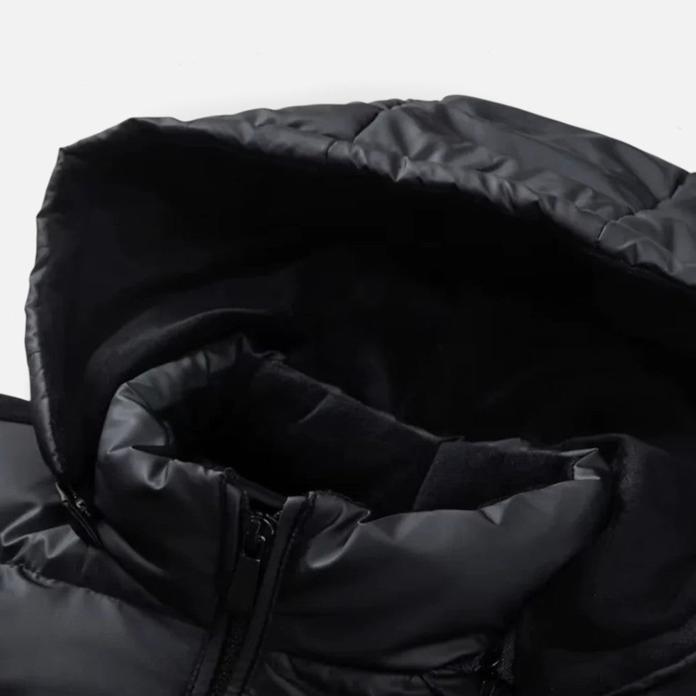 Gepolsterte Kapuzenjacke für Herren