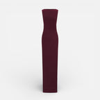 Langes ärmelloses Abendkleid mit schmaler Passform