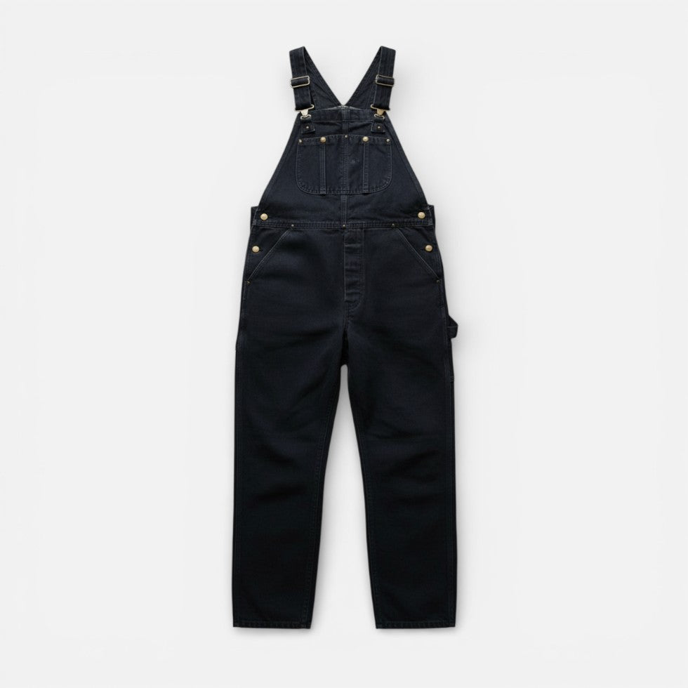 Damen Latzhose aus Canvas mit lockerer Passform