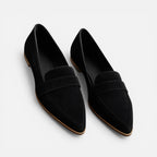 Damen Loafer mit spitzer Form und flachem Absatz
