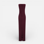 Langes ärmelloses Abendkleid mit schmaler Passform