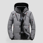 Gefütterte Winterjacke mit Kapuze für Herren