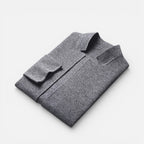 Herren Strickjacke mit Knopfleiste und strukturiertem Stoff