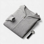 Herren Strick Hoodie mit Reißverschluss