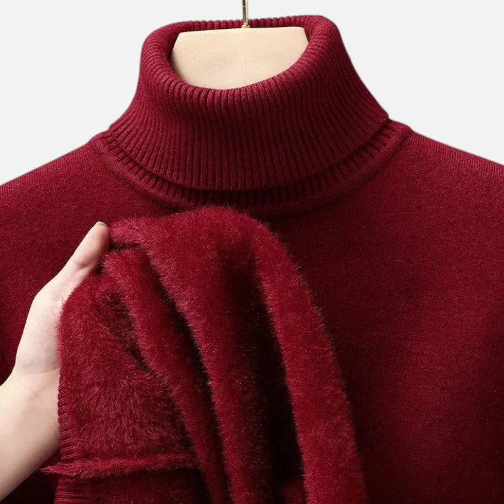 Herren Rollkragenpullover aus Wolle