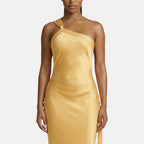 Damen Maxikleid mit One Shoulder und Rückenausschnitt