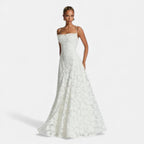 Abendkleid Damen mit ausgestellter Silhouette