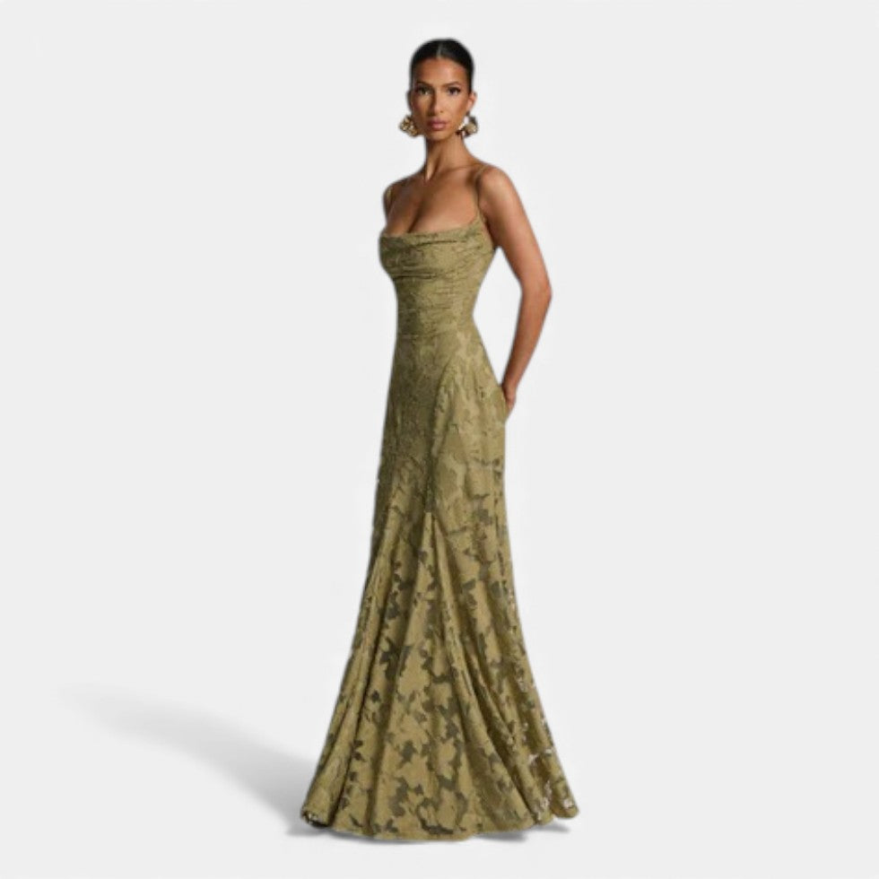 Abendkleid Damen mit ausgestellter Silhouette