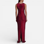 Langes ärmelloses Abendkleid mit schmaler Passform