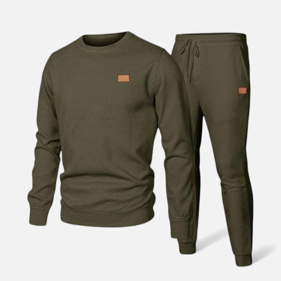 Herren Trainingsanzug mit Strukturdesign