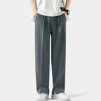 Herren Stoffhose mit weitem Bein