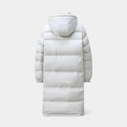 Langer wattierter Wintermantel
