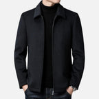 Herren Wolljacke mit klassischem Kragen