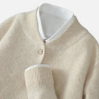 Kaschmir Strickjacke mit Knopfleiste