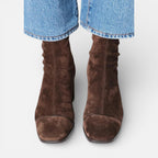 Damen Stiefeletten mit Blockabsatz